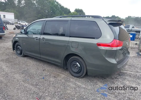 2012 Toyota Sienna Xle V6 8 Passenger из США, поврежденный, VIN 5TDYK3DC2CS224181